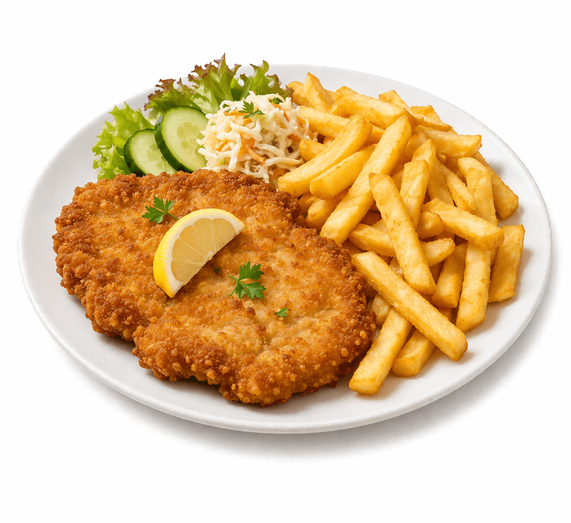Schnitzel Naturel Menu